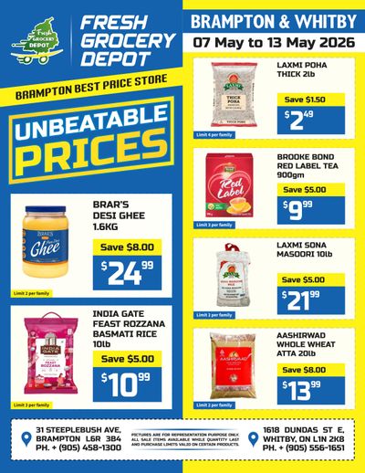 Fresh Grocery Depot Flyer May 7 to 13
