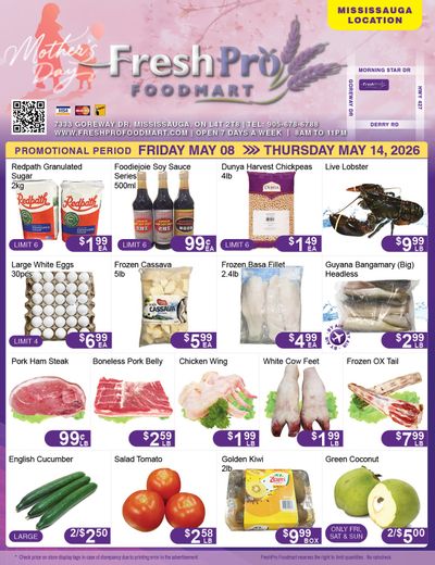 FreshPro Foodmart (Mississauga) Flyer May 8 to 14