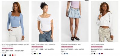 Bluenotes and Aeropostale Canada: Buy One Get One Free Almost Everything