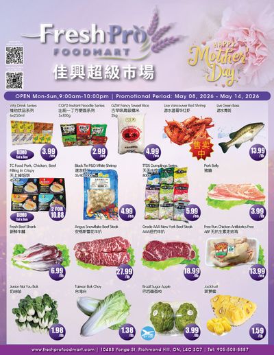 FreshPro Foodmart (Richmond Hill) Flyer May 8 to 14