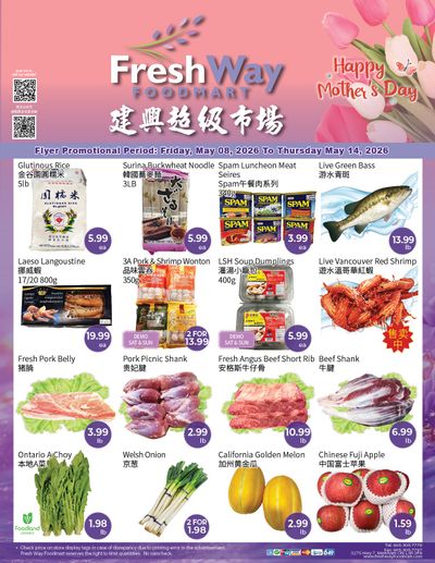 FreshWay Foodmart Flyer May 8 to 14