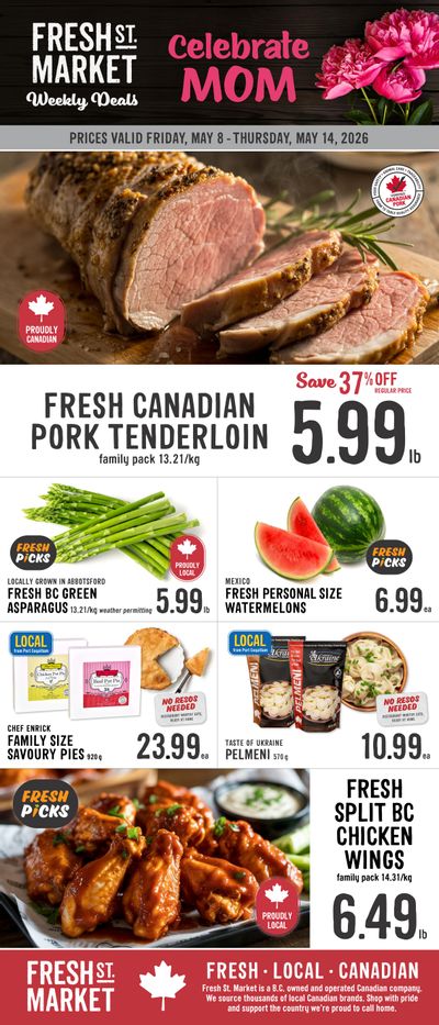 Fresh St. Market Flyer May 8 to 14