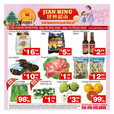 Jian Hing Supermarket (North York) Flyer May 8 to 14