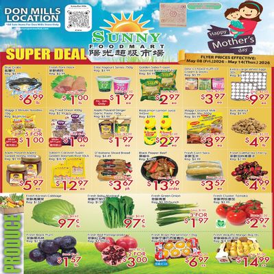 Sunny Foodmart (Don Mills) Flyer May 8 to 14