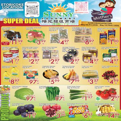 Sunny Foodmart (Etobicoke) Flyer May 8 to 14