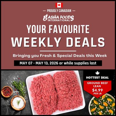 Basha Foods International Flyer May 7 to 13