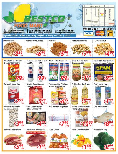 BestCo Food Mart (Etobicoke) Flyer May 8 to 14