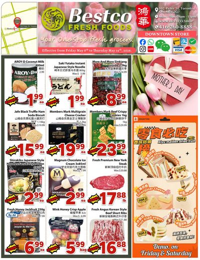 BestCo Food Mart (Downtown Toronto) Flyer May 8 to 14