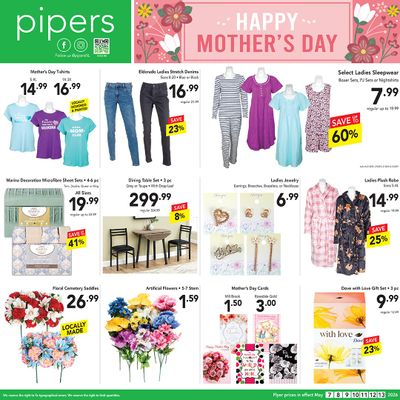 Pipers Superstore Flyer May 7 to 13