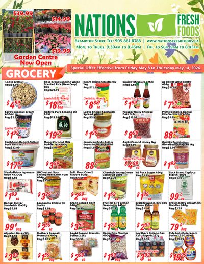 Nations Fresh Foods (Brampton) Flyer May 8 to 14