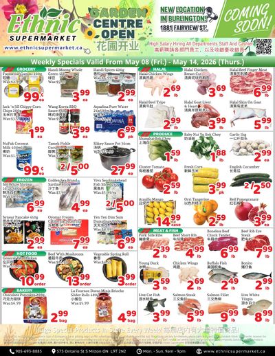 Ethnic Supermarket (Milton) Flyer May 8 to 14