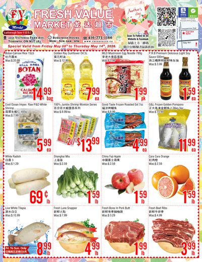 Fresh Value (Scarborough) Flyer May 8 to 14