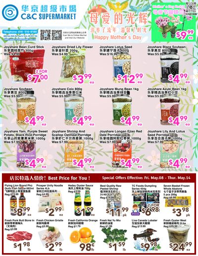 C&C Supermarket Flyer May 8 to 14