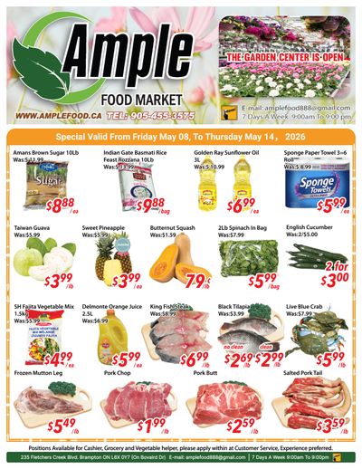 Ample Food Market (Brampton) Flyer May 8 to 14
