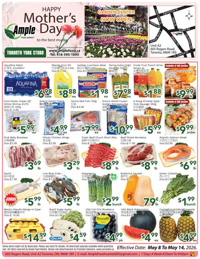 Ample Food Market (North York) Flyer May 8 to 14