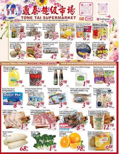 Tone Tai Supermarket Flyer May 8 to 14