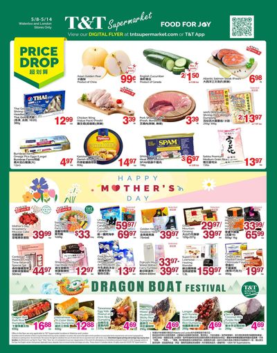T&T Supermarket (London & Waterloo) Flyer May 8 to 14