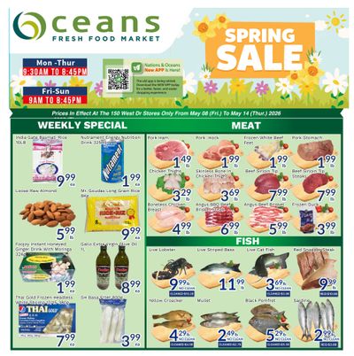Oceans Fresh Food Market (Brampton) Flyer May 8 to 14