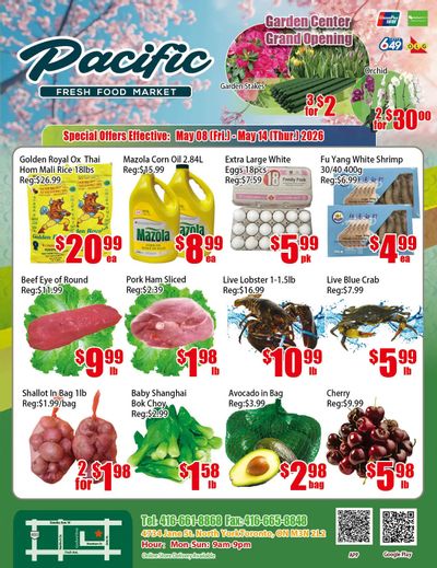 Pacific Fresh Food Market (North York) Flyer May 8 to 14
