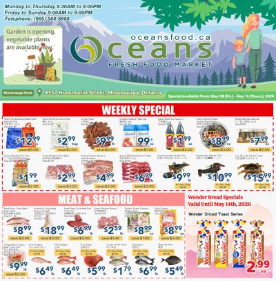 Oceans Fresh Food Market (Mississauga) Flyer May 8 to 14
