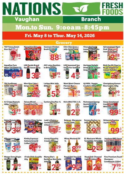 Nations Fresh Foods (Vaughan) Flyer May 8 to 14 