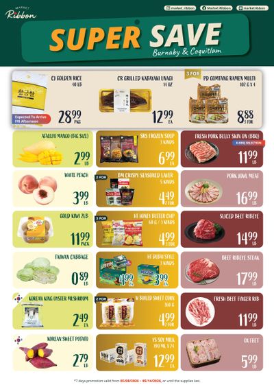 Market Ribbon Flyer May 8 to 14