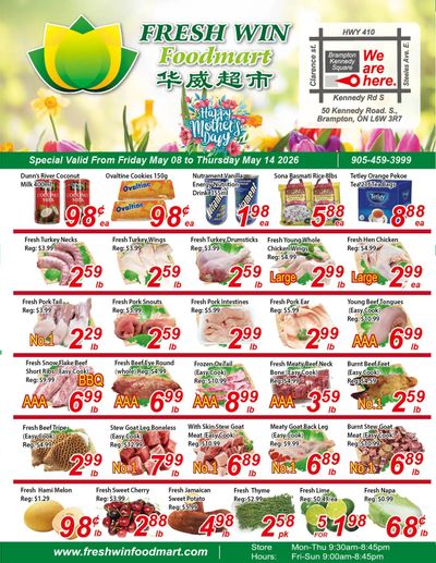 Fresh Win Foodmart Flyer May 8 to 14