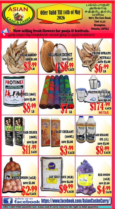 Asian Cash & Carry Flyer May 8 to 14