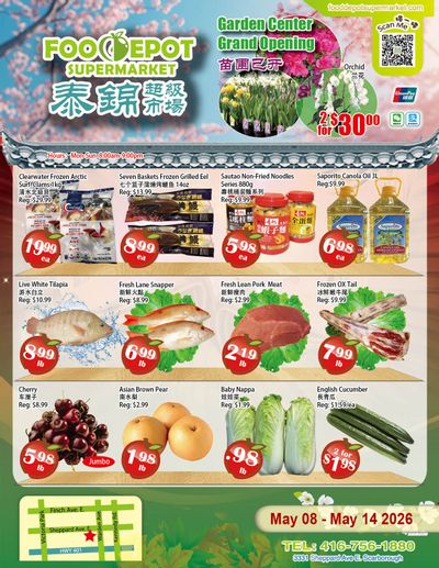 Food Depot Supermarket Flyer May 8 to 14