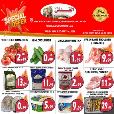 Al-Quds Supermarket Flyer May 8 to 14