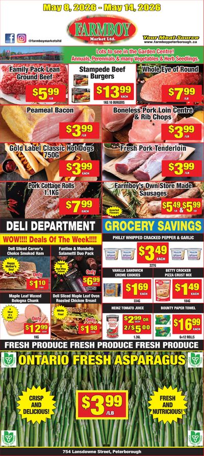 Farmboy Peterborough Flyer May 8 to 14
