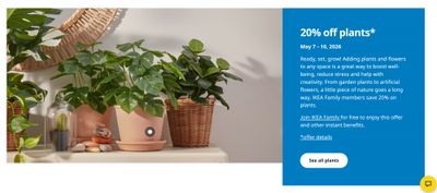 IKEA Canada Offers: Save 20% Off Bed Frames, Mattresses,Toppers & Plants + Enjoy Mother’s Day Meal Deal