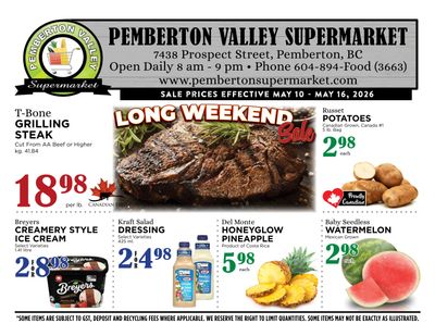 Pemberton Valley Supermarket Flyer May 10 to 16