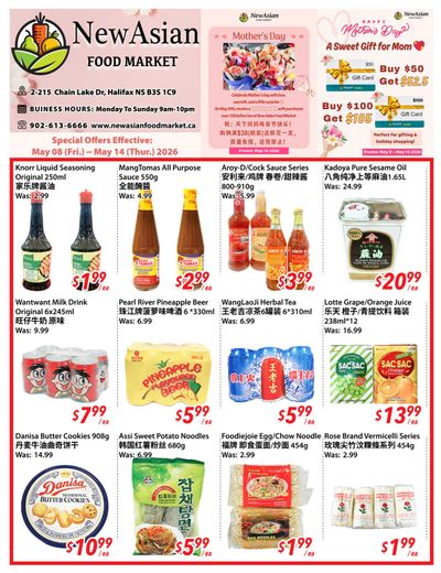 New Asian Food Market Flyer May 8 to 14