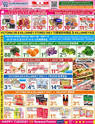 88 Supermarket Flyer May 8 to 14