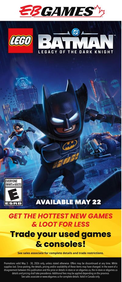 EB Games Flyer May 3 to 30