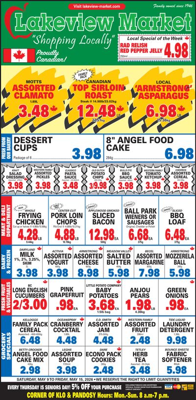 Lakeview Market Flyer May 9 to 15