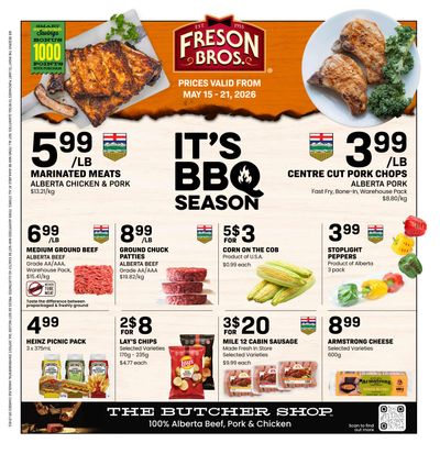 Freson Bros. Flyer May 15 to 21