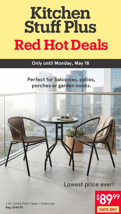Kitchen Stuff Plus Red Hot Deals Flyer May 11 to 18