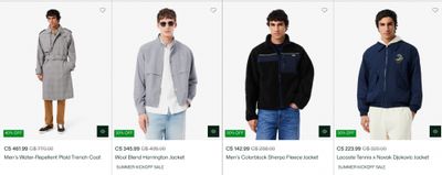 Lacoste Canada: Summer Kickoff Sale 30% off + Sale up to 50% off