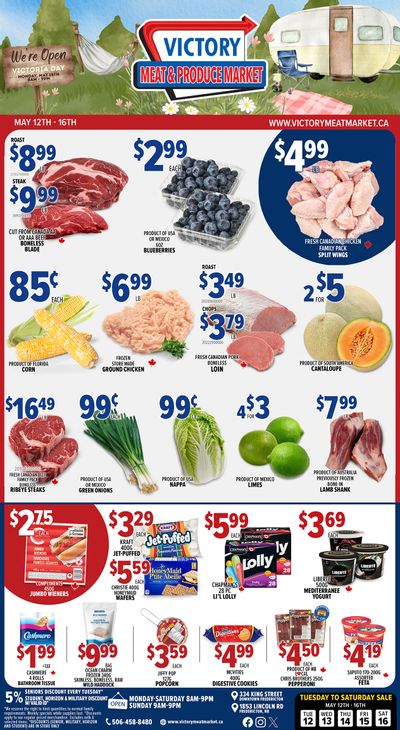Victory Meat Market Flyer May 12 to 16