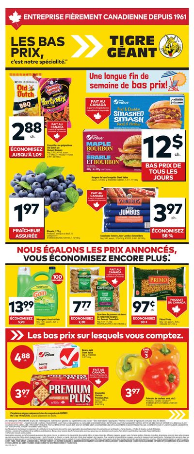Tigre Géant Flyer May 13 to 19