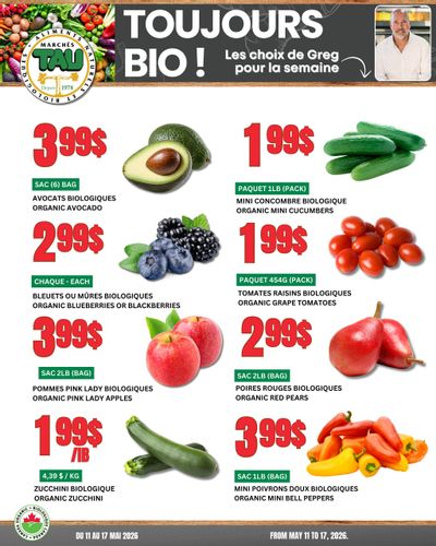 Marches Tau Produce Flyer May 11 to 17