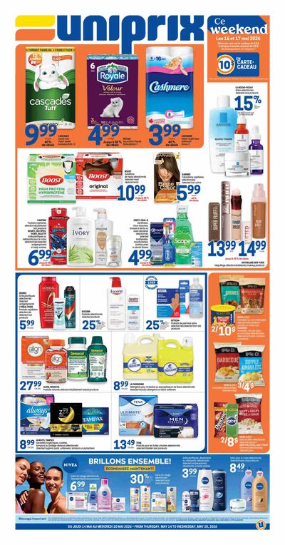 Uniprix Flyer May 14 to 20