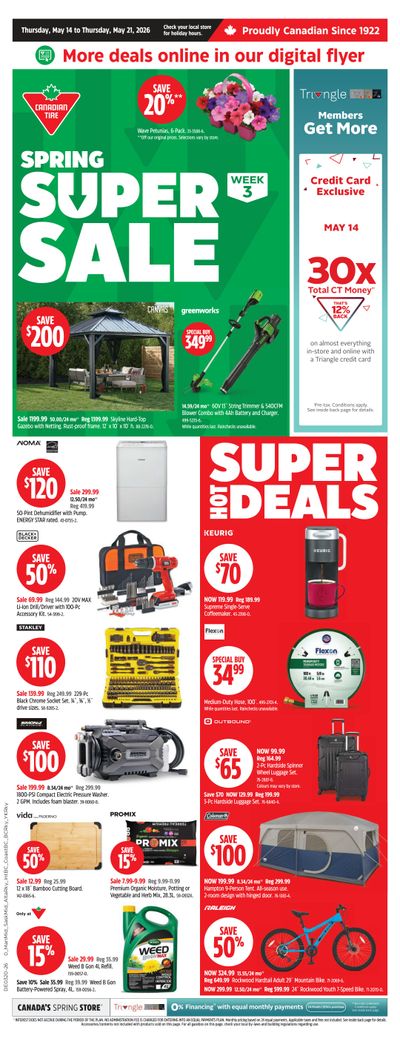 Canadian Tire (West) Flyer May 14 to 21