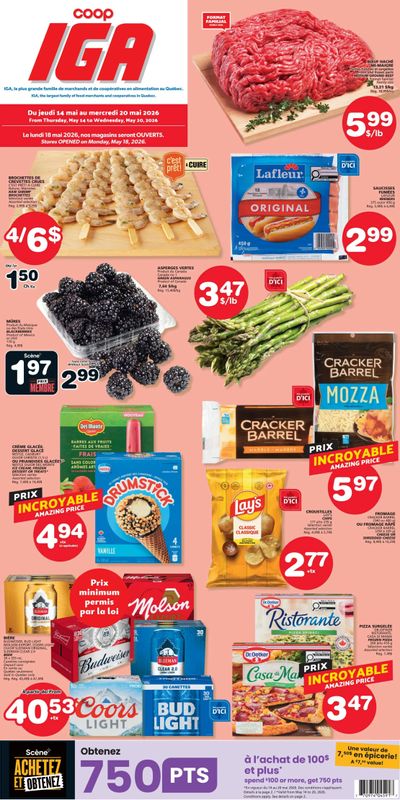 Coop IGA (QC) Flyer May 14 to 20