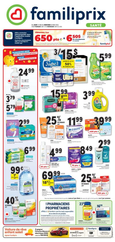 Familiprix Sante Flyer May 14 to 20