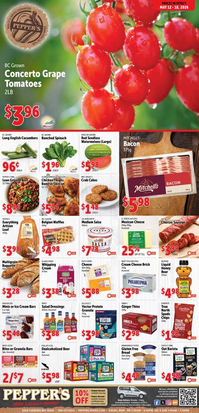 Pepper's Foods Flyer May 12 to 18