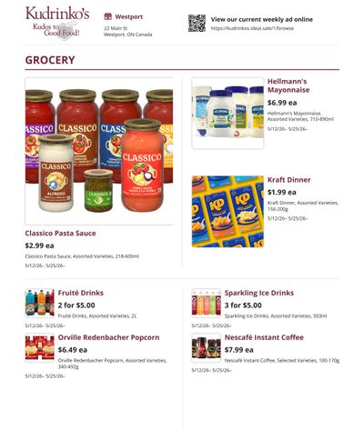 Kudrinko's Flyer May 12 to 25