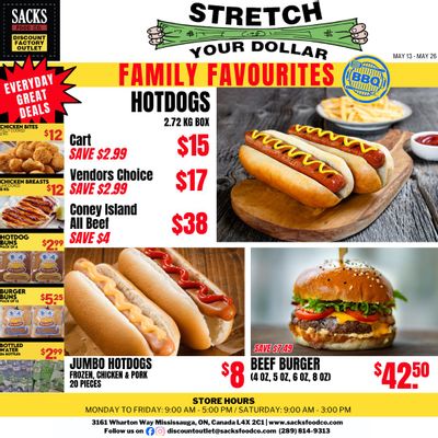 Sacks Food Co. Flyer May 13 to 26